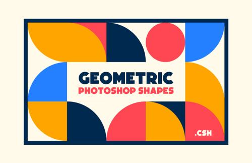 Geometric Photoshop Shapes