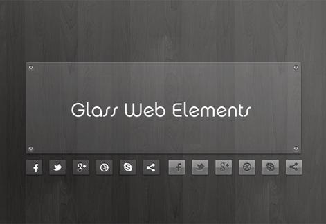 Glass Web Elements
