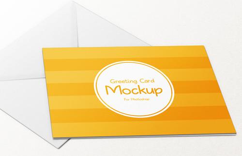 Greeting Card Mockup - Vol 1