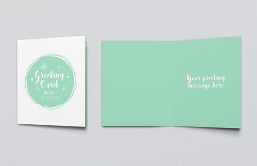 Greeting Card Mockup - Vol 2
