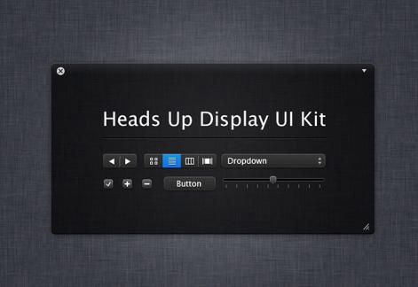 Heads Up Display UI Kit