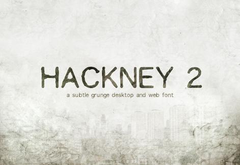Hackney Desktop & Web Font