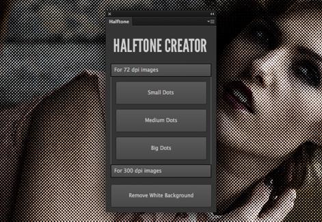 Halftone Creator Photoshop Plugin