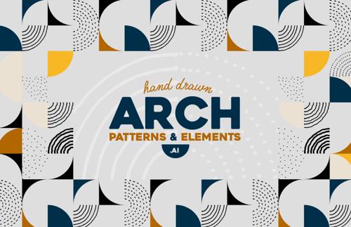 Hand Drawn Arch Patterns