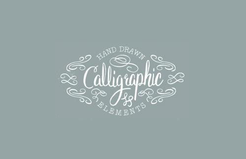 Hand Drawn Calligraphy Elements