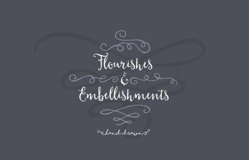 Hand Drawn Flourishes & Embellishments