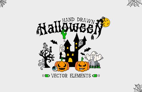 Hand Drawn Halloween Elements