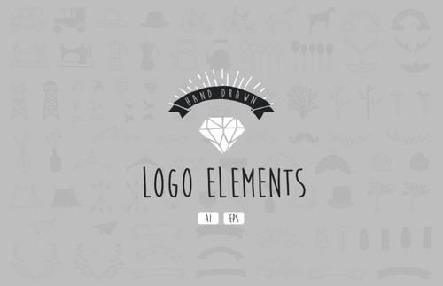 Hand Drawn Logo Elements