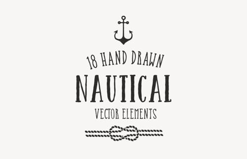 Hand Drawn Nautical Vectors