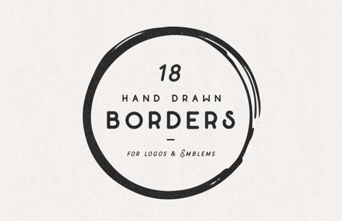 Hand Drawn Shape Borders