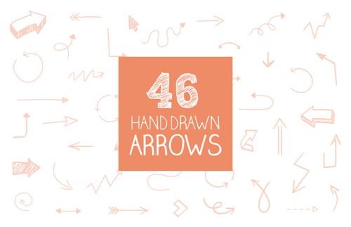 Hand Drawn Vector Arrows