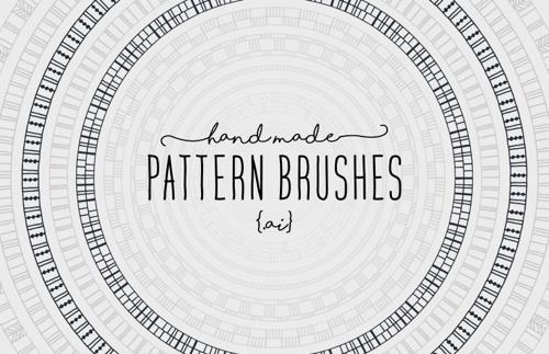 Hand Made Vector Pattern Brushes