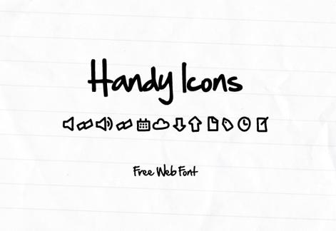 Handy Icons - Free Web Font