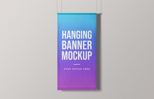 Hanging Banner Mockup