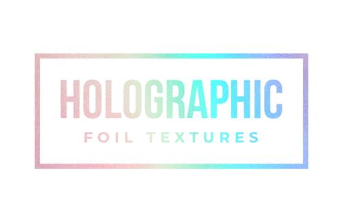 Free Holographic Foil Textures