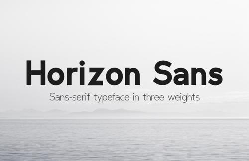 Horizon Sans Serif Grotesque Font