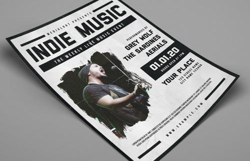 Indie Music Flyer Template