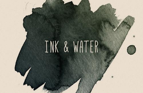 Ink and Water - Photoshop Brushes