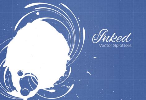 Inked Vector Splatters