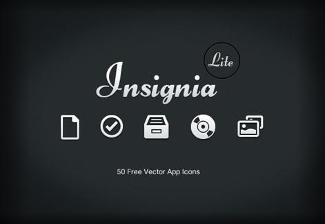 Insignia Lite Vector Icons (Free)