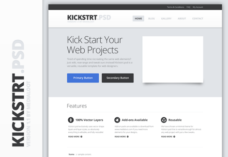 Kickstrt - Reusable Psd Template (1.1)