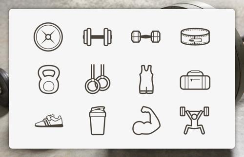 Lifting Vector Icons