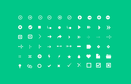 Listicons 2 - Arrows & Bullets