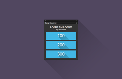 Long Shadow Generator Panel