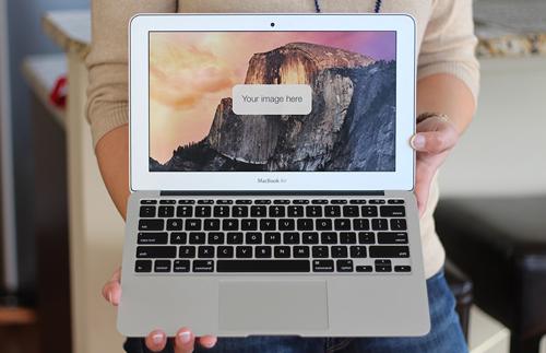 Macbook Air Presentation Mockup