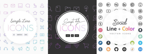 32 Simple Line Icons for Websites and Digital Designs (Updated in 2023)