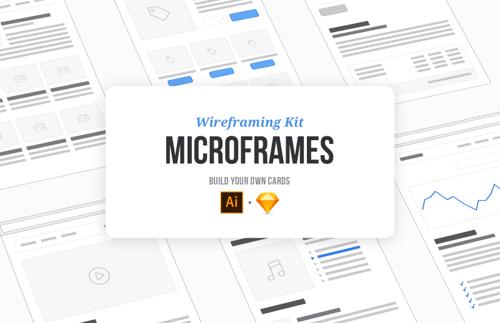 Microframes: Card-based Wireframing Kit