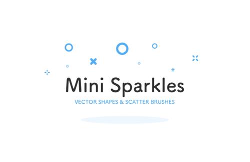 Mini Sparkles - Vector Shapes & Scatter Brushes