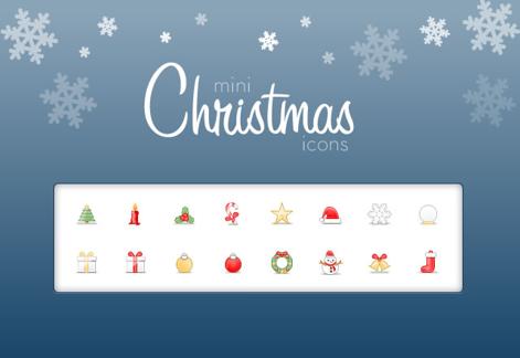 Mini Christmas Icons