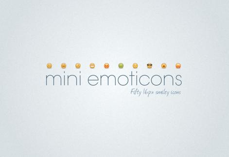 Mini Emoticons