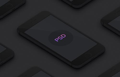 Minimal 3D iPhone Mockups