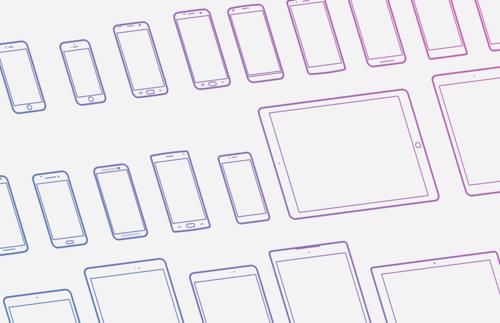 Mobile Device Vector Icons (New Devices)