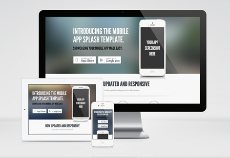 App Splash Page Template
