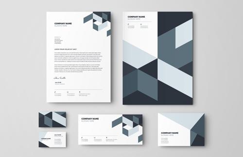 Modern Business Stationery Set