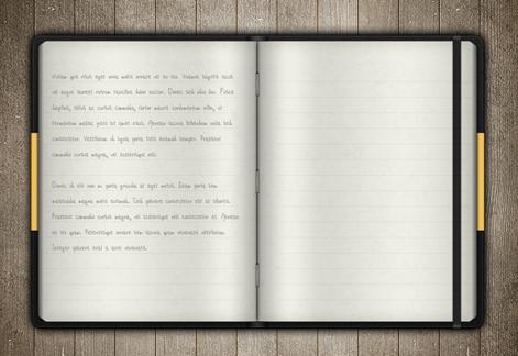 Vector Notebook Mockup