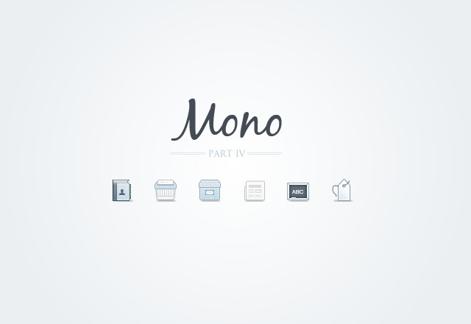 Mono Icons - Part 4