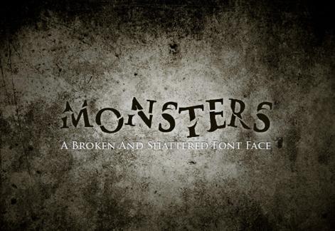 Monsters Desktop & Web Font