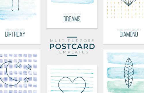 Multipurpose Postcard Templates