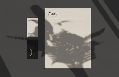 Natural Stationery Mockup Scenes