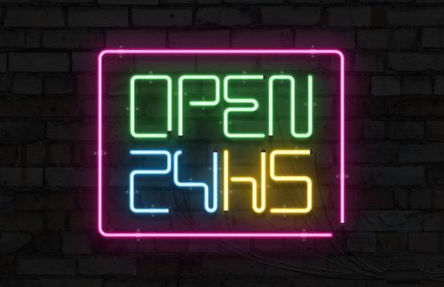 Neon Sign Mockup