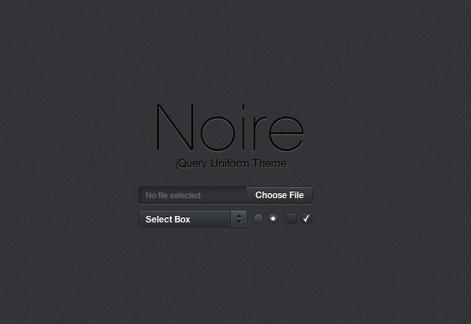 Noire: jQuery Form Elements