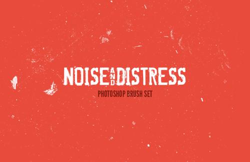 Noise & Distress Photoshop Brushes