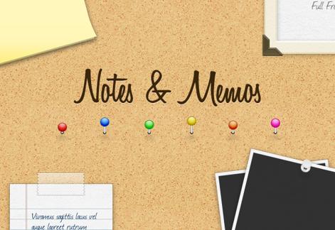 Vector Notes, Stickies & Memos