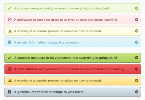 CSS Notification Alerts