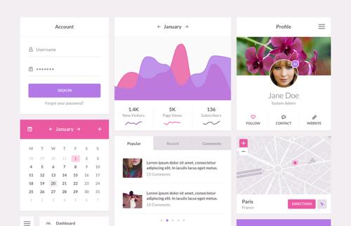 Orchid - Flat UI Kit