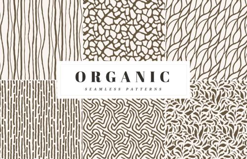 Free Organic Seamless Vector Patterns
